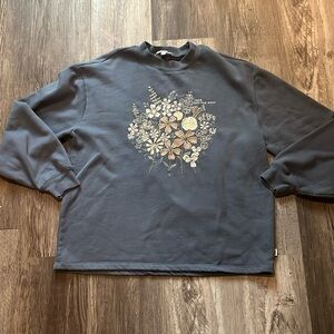 Vans Off the Wall Floral Embroidery Sweatshirt Sweater